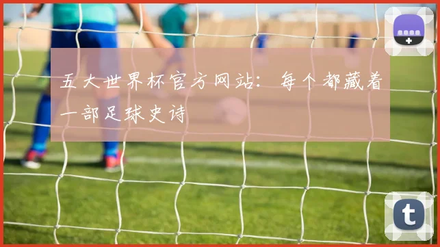 五大世界杯官方网站：每个都藏着一部足球史诗